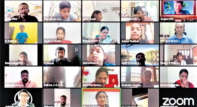 DPS Nacharam: Good response to Yogasanas Championship