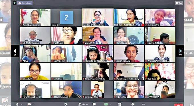 DPS Nacharam: Children get tips to improve oral hygiene