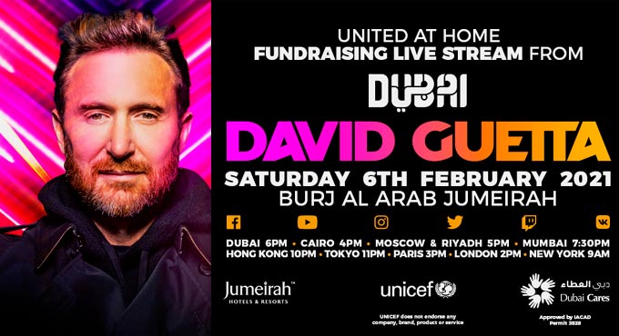 David Guetta to perform for online concert from Dubai’s Burj Al Arab