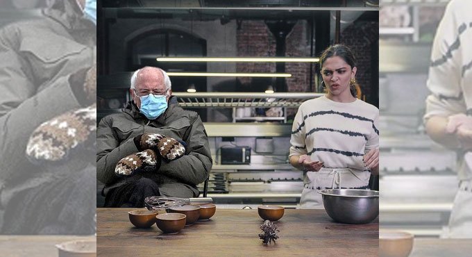 Deepika Padukone has her own Bernie Sanders meme