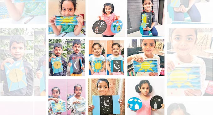 DPS Nacharam: Fun-learning the day & night concept