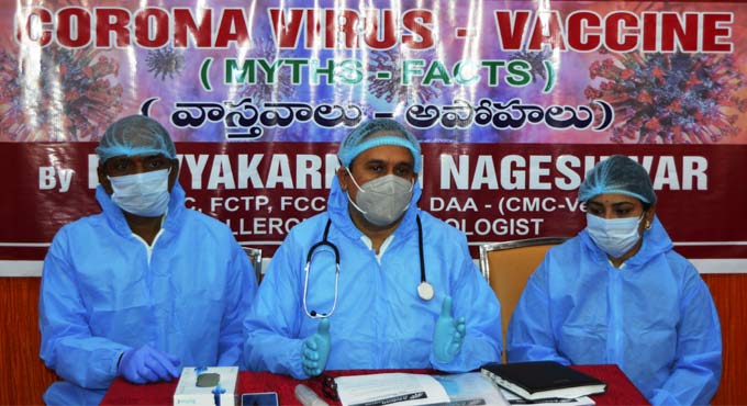 Take precautions before vaccine, allergy patients told