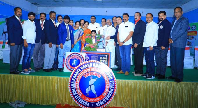 Eravelli Anjana announced as brand ambassador of TS Karate