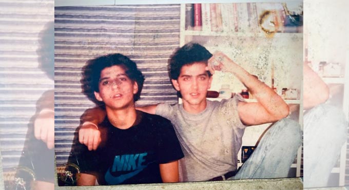 Farhan Akhtar posts childhood picture with birthday boy Hrithik Roshan