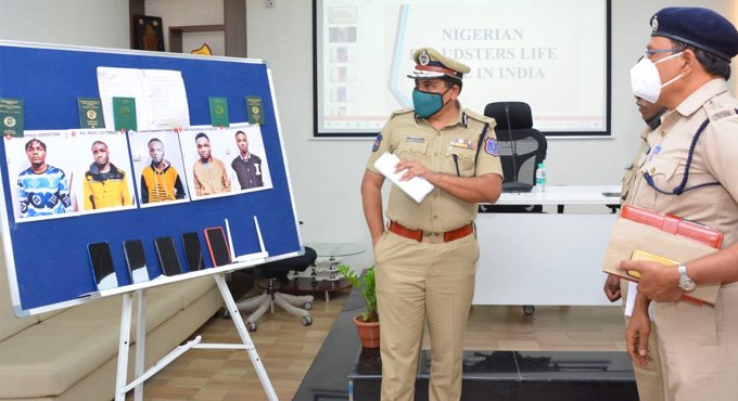 Five Africans nabbed by Rachakonda police for cyber fraud