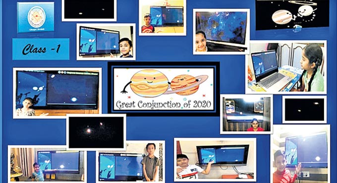 Gitanjali Devshala: Children fun learn observing celestial wonders