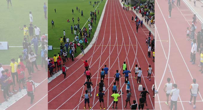 New athletic track inaugurated at Gaudium School Sportopia