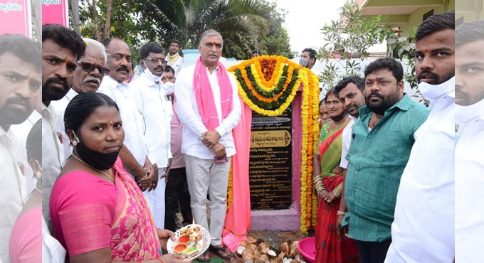 TS govt to aid people to build own houses: Harish Rao