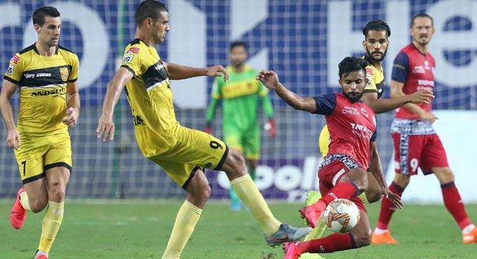 Hyderabad FC share points with Jamshedpur FC