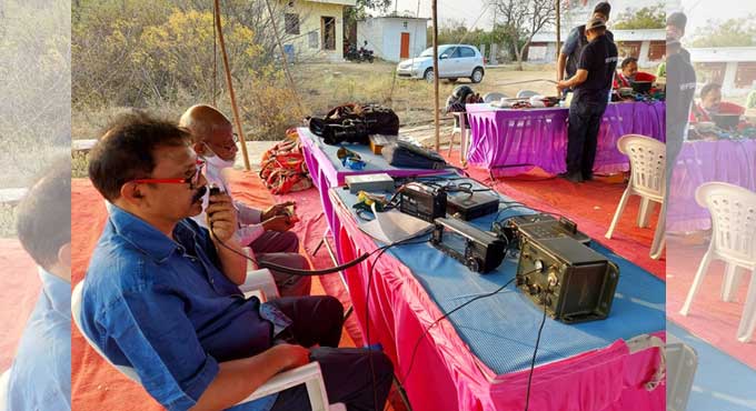 Hyderabad Hams organise Field Day