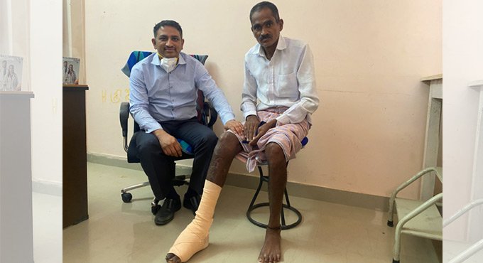 Hyderabad: KIMS surgeons save farmer’s leg from amputation