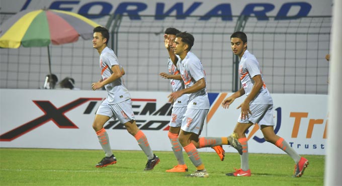 I-League: Sajad Hussain header hands Indian Arrows first points of season
