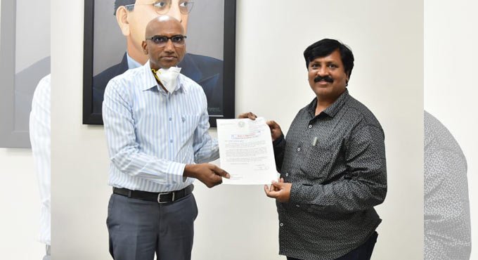 Mancherial: Principal of CoE-Bellampalli receives TSWREIS appreciation
