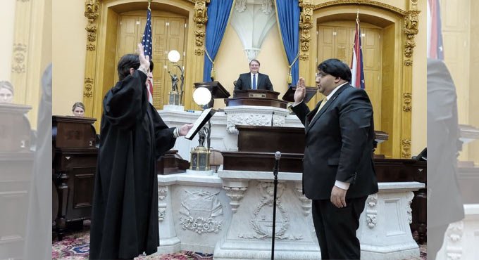 Indian-American Republican sworn in as Ohio state Senator