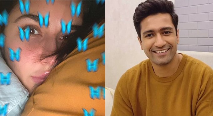 Is Katrina Kaif hugging Vicky Kaushal in new butterfly selfie?