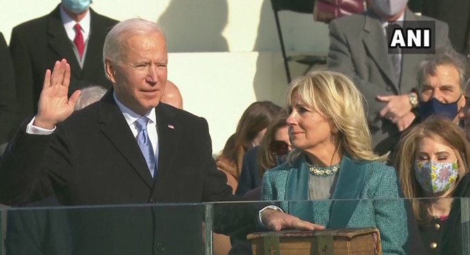 Joe Biden sworn in as US President