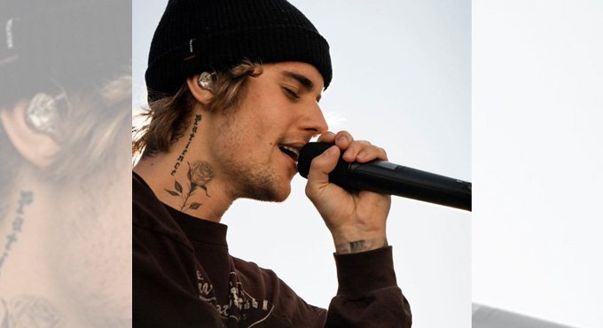 Justin Bieber covers all his tattoos for ‘Anyone’ video