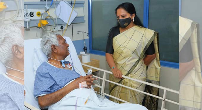CPI leader Raja hospitalised