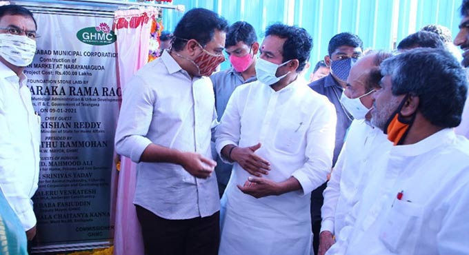 KTR seeks defence lands for development works