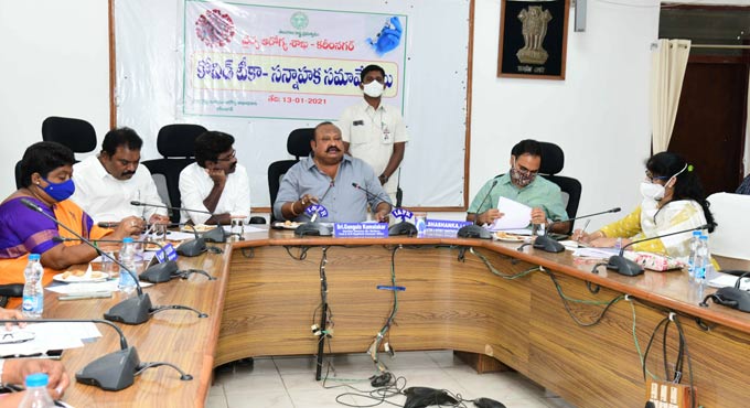 12,419 medical staff to get Covid vaccine in Karimnagar