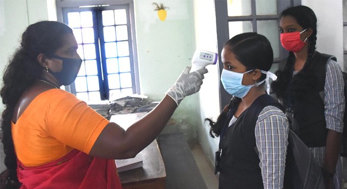 Kerala schools reopen for students of Classes 10 and 12