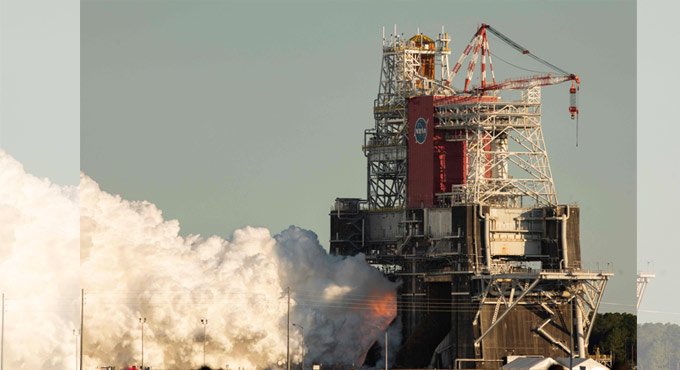 Key NASA rocket test ends with early engine shutdown