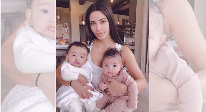 Kim Kardashian shares throwback pictures of Stormi, Chicago as toddlers