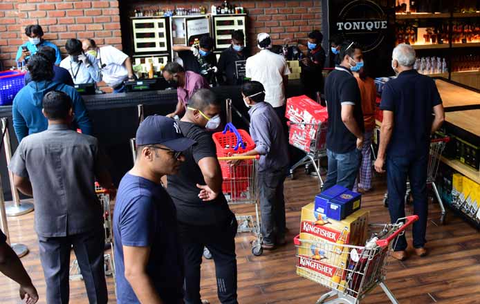 Liquor sales in Telangana go up at Rs 194 crore on Dec 31