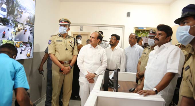 HM Mahmood Ali inaugurates new buildings of Nampally PS, Traffic PS