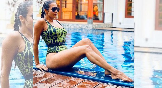 Malaika Arora bids adieu to 2020 with a dip in swimming pool