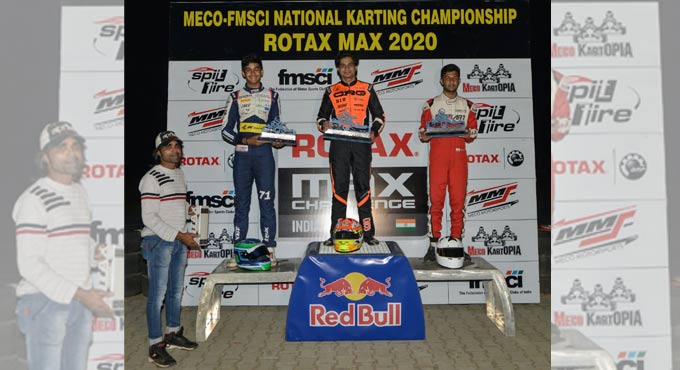 Arjun, Rishon, Ishan claim honours in National Karting championship