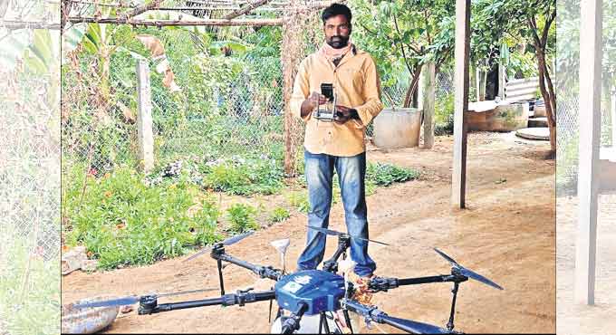 Agri drones make debut in Nizamabad farms