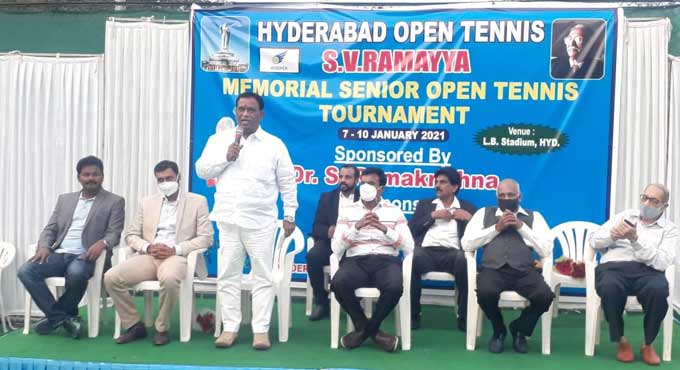 SV Ramaiah Memorial Senior Open tennis tourney kicks off in Hyderabad