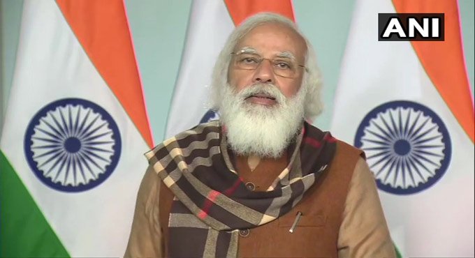 PM Modi interacts with Covid vaccine beneficiaries