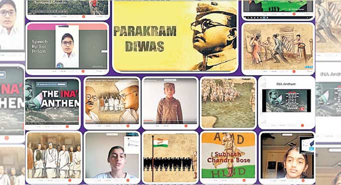 Pallavi International School: Tributes paid to Netaji on his birth anniversary