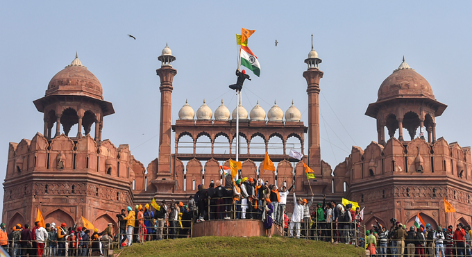 Ryots run riot on R-Day in Delhi