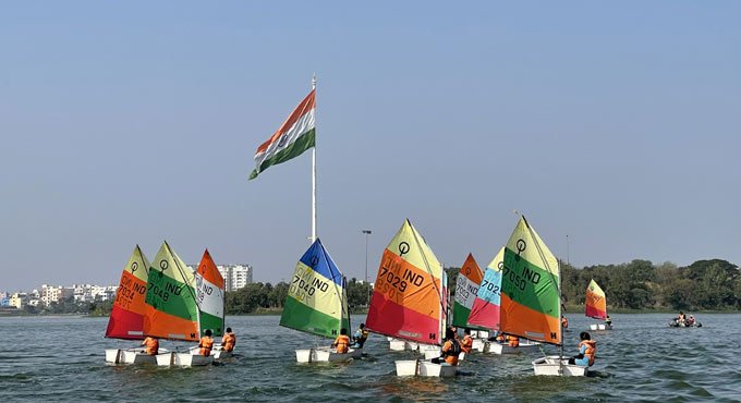 Chiran Deep wins first race in five-day Republic Day Regatta