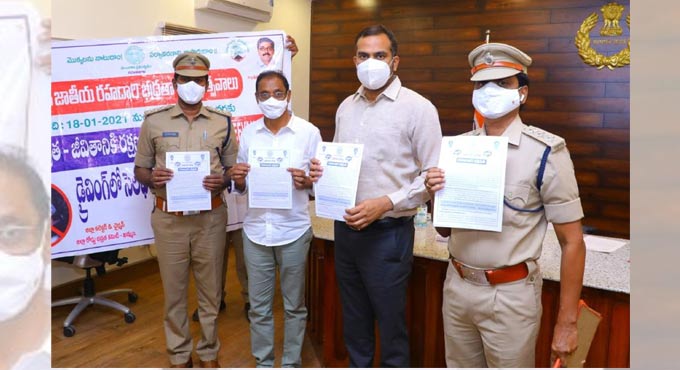 Road safety campaign launched in Khammam