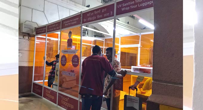 UV sanitisation kiosk installed at Secunderabad railway station
