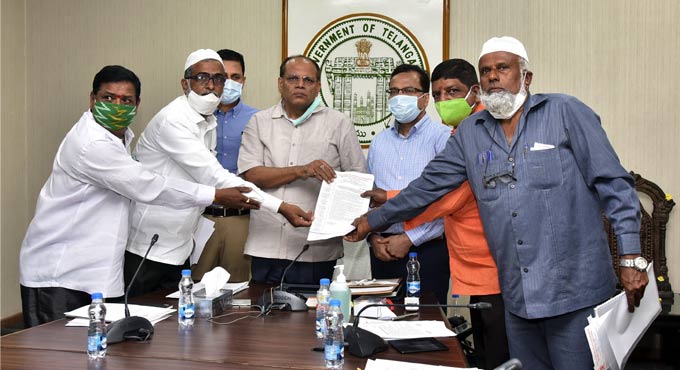 CS Somesh Kumar meets government employees’ unions