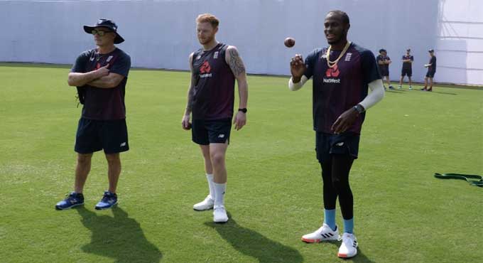 Stokes, Archer hit the nets