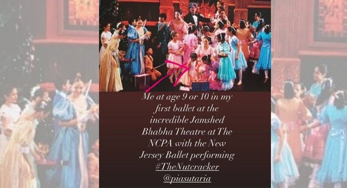 Tara Sutaria shares picture of her first ballet as a kid
