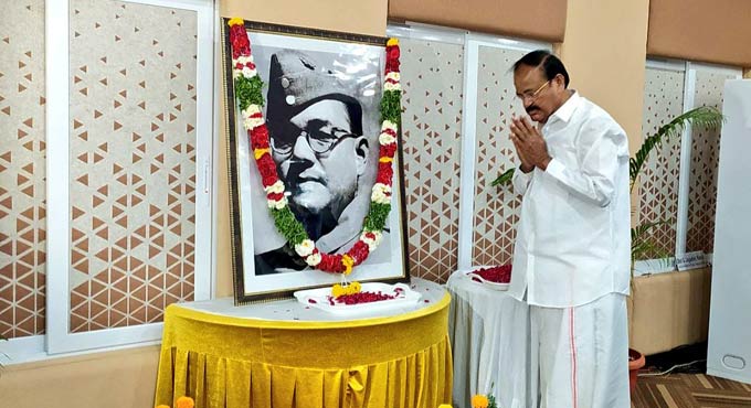 Youth should draw inspiration from Netaji’s life: Vice President