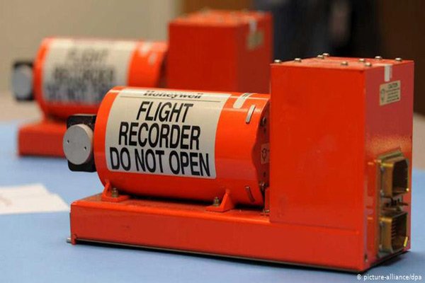 Role of black boxes in airplane crash investigations
