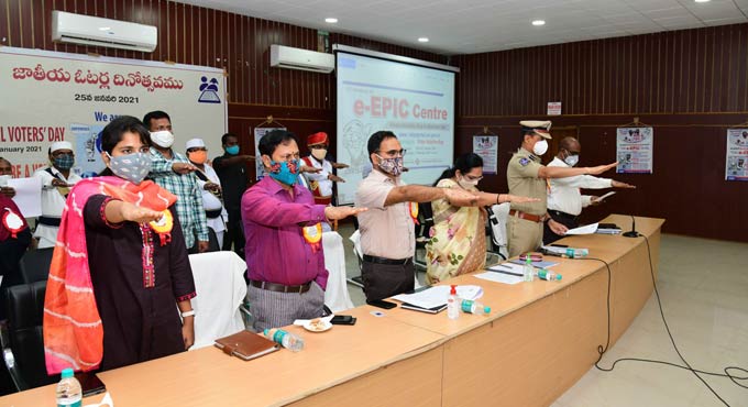 Vote is a strong weapon in democracy: Karimnagar district Judge