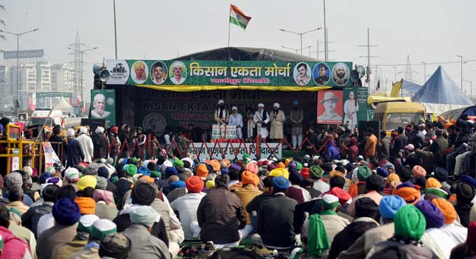 Two farmer unions withdraw from protest citing Republic Day violence