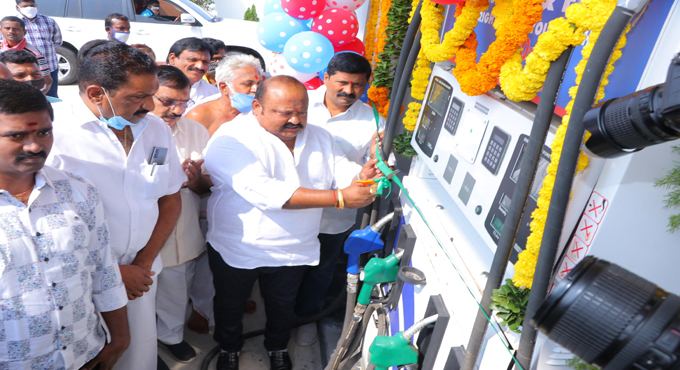 Karimnagar Dairy filling station inaugurated