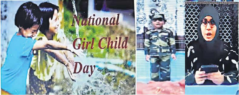 Pallavi International School Keesara celebrates Parakram Diwas, National Girl Child Day