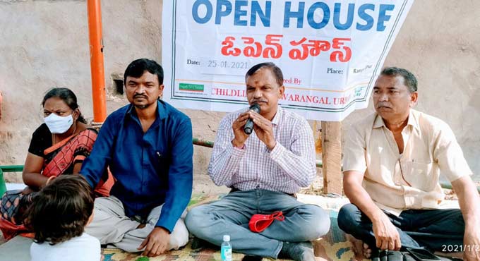 Open house on child issues held at Khilla Warangal
