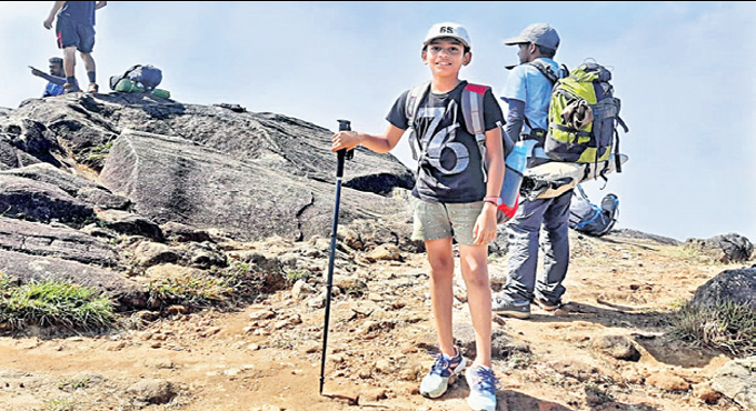 Ten-year-old Telangana boy treks toughest mountains on Western Ghats